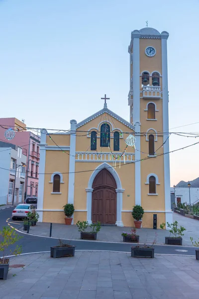 Our Lady Incarnation Church Hermingua Vallehermoso Municipality Gomera Canary Islands — Stock Photo, Image