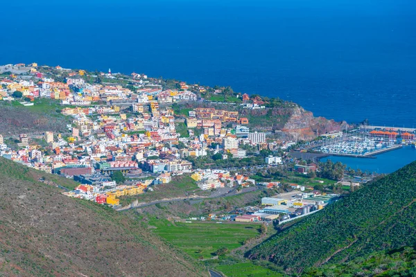 San Sebastian de la Gomera Panoraması, Kanarya Adaları, İspanya.