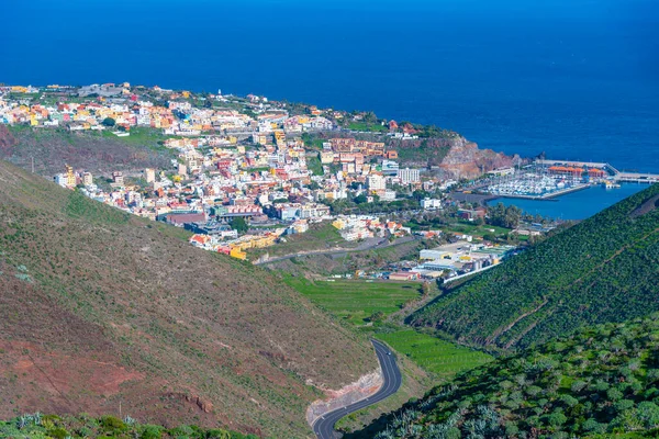 Panorama Van San Sebastian Gomera Canarische Eilanden Spanje — Stockfoto