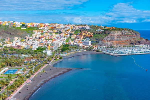 Panoramiczny Widok San Sebastian Gomera Wyspy Kanaryjskie Hiszpania — Zdjęcie stockowe