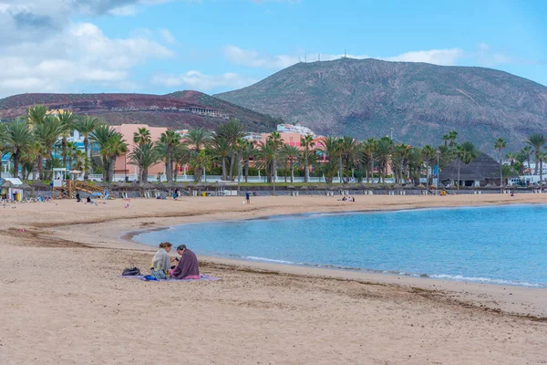 Playa Del Camison Tenerife Kanárské Ostrovy Španělsko — Stock fotografie