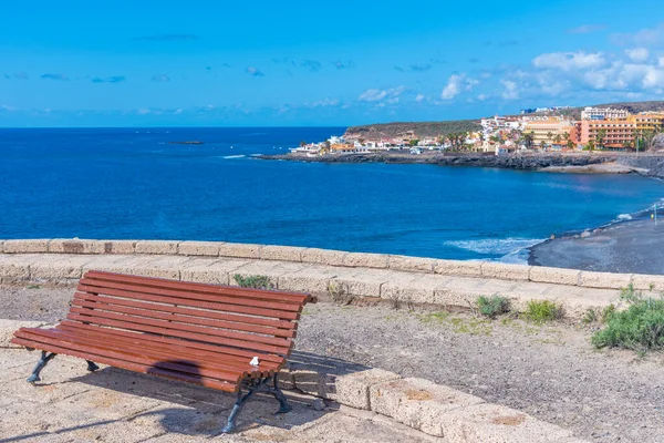 İspanya, Tenerife, Kanarya Adaları 'nda Palomas' daki bank.