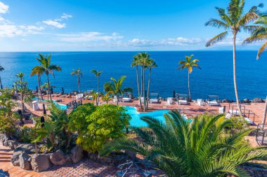 Costa Adeje, Tenerife 'deki tatil oteli, Kanarya Adaları, İspanya.