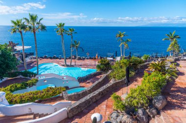 Costa Adeje, Tenerife 'deki tatil oteli, Kanarya Adaları, İspanya.