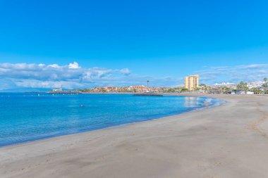 Playa de las Vistas Tenerife, Kanarya Adaları, İspanya.