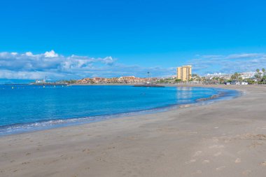 Playa de las Vistas Tenerife, Kanarya Adaları, İspanya.