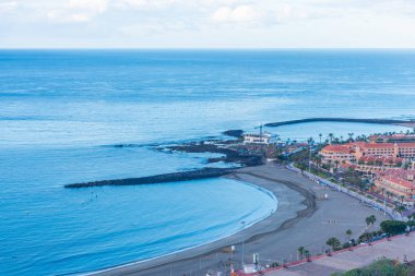Playa de las Vistas Tenerife, Kanarya Adaları, İspanya.