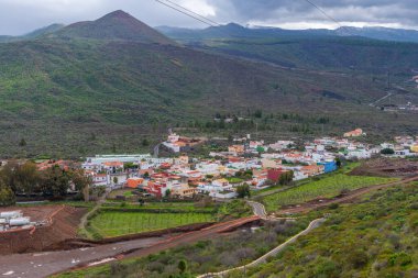 Tenerife 'deki Arriba Vadisi, Kanarya Adaları, İspanya.