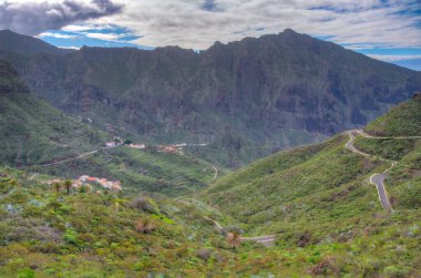 Masca köyü Tenerife, Kanarya Adaları, İspanya 'da pitoresk bir vadide yer almaktadır..