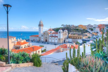 İspanya, Kanarya Adaları, Tenerife 'deki Candelaria kadınımızın Bazilikası..