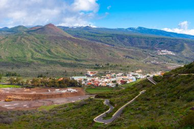 Tenerife 'deki Arriba Vadisi, Kanarya Adaları, İspanya.