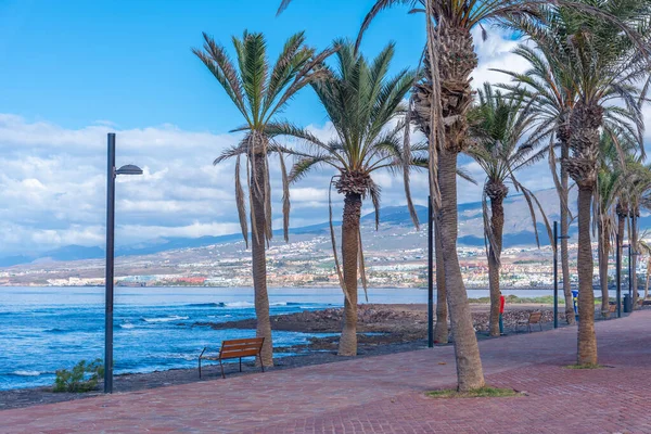Pobřežní Promenáda Playa Las Americas Tenerife Kanárské Ostrovy Španělsko — Stock fotografie