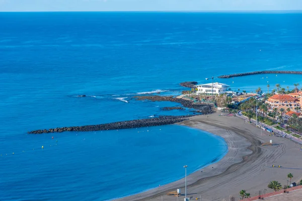 Playa Las Vistas Tenerife Canarische Eilanden Spanje — Stockfoto