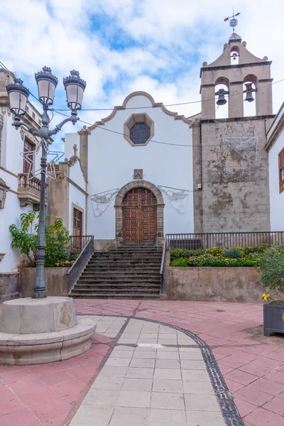 Kerk Naast Het Stadhuis Van Icod Los Vinos Tenerife Canarische — Stockfoto
