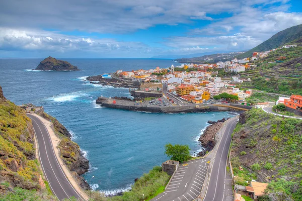 Aerial View Garachico Tenerife Canary Islands Spain — Stock Photo, Image