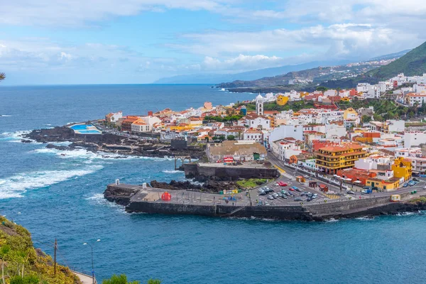 Vue Aérienne Garachico Tenerife Îles Canaries Espagne — Photo