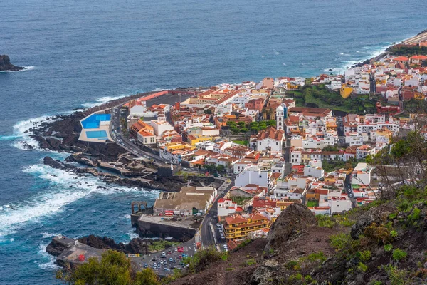 Flygfoto Över Garachico Teneriffa Kanarieöarna Spanien — Stockfoto