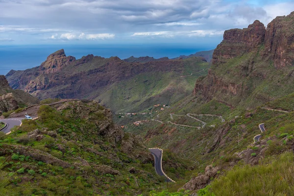 Masca köyü Tenerife, Kanarya Adaları, İspanya 'da pitoresk bir vadide yer almaktadır..