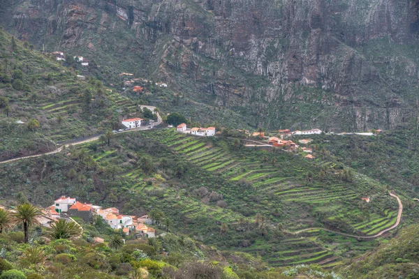 Masca Village Situated Graphic Valley Τενερίφη Κανάρια Νησιά Ισπανία — Φωτογραφία Αρχείου