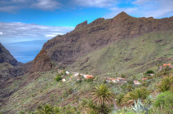 Paisagem Vale Masca Tenerife Ilhas Canárias Espanha — Fotografia de Stock