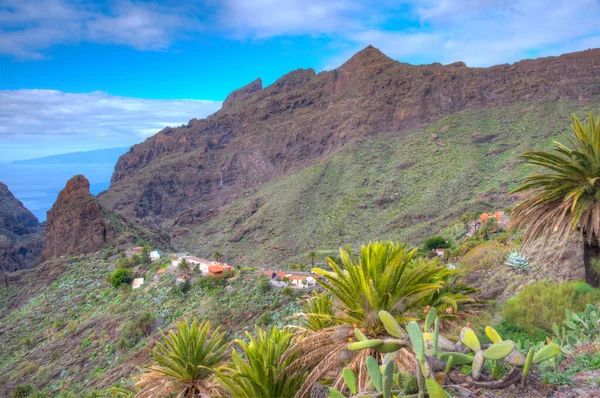 Paisaje Del Valle Masca Tenerife Islas Canarias España —  Fotos de Stock