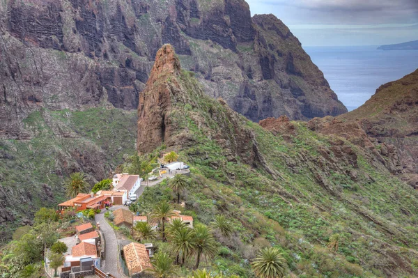 Masca köyü Tenerife, Kanarya Adaları, İspanya 'da pitoresk bir vadide yer almaktadır..