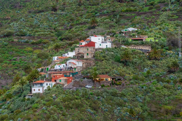 Wieś Masca Położona Malowniczej Dolinie Teneryfa Wyspy Kanaryjskie Hiszpania — Zdjęcie stockowe