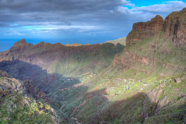 Masca köyü Tenerife, Kanarya Adaları, İspanya 'da pitoresk bir vadide yer almaktadır..