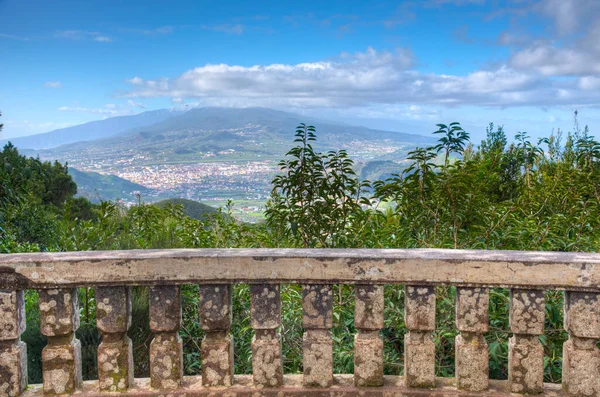 Pico Teide Oglądane Gór Anaga Teneryfie Wyspy Kanaryjskie Hiszpania — Zdjęcie stockowe