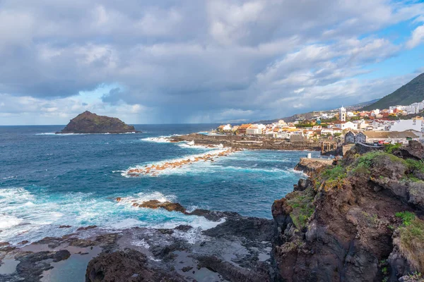 Flygfoto Över Garachico Teneriffa Kanarieöarna Spanien — Stockfoto