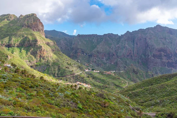 Masca köyü Tenerife, Kanarya Adaları, İspanya 'da pitoresk bir vadide yer almaktadır..