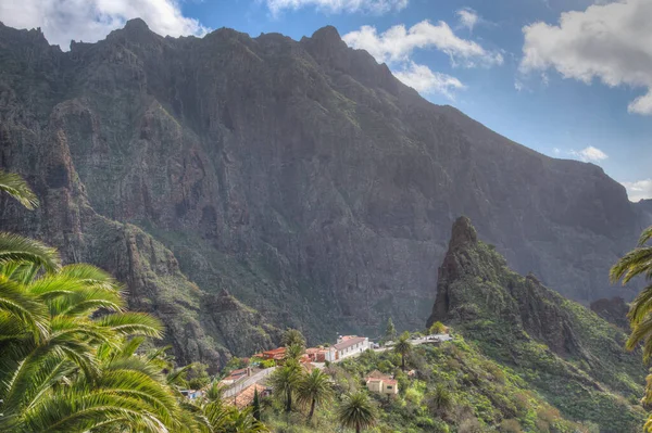 Masca köyü Tenerife, Kanarya Adaları, İspanya 'da pitoresk bir vadide yer almaktadır..