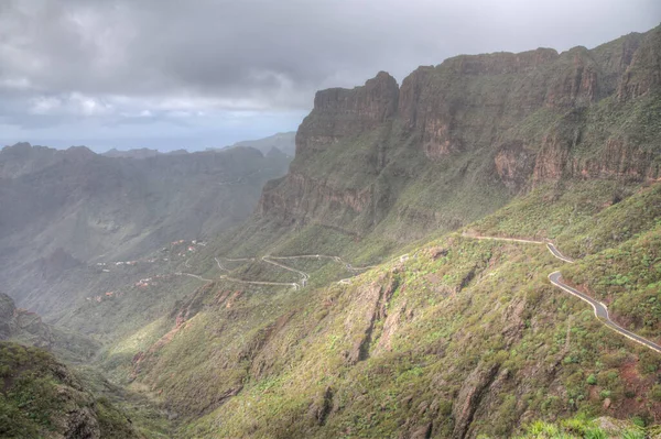 Masca köyü Tenerife, Kanarya Adaları, İspanya 'da pitoresk bir vadide yer almaktadır..