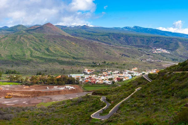Tenerife 'deki Arriba Vadisi, Kanarya Adaları, İspanya.