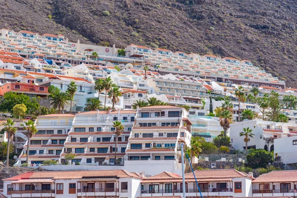 Nyaralóházak Itt Los Gigantes Tenerife Kanári Szigetek Spanyolország — Stock Fotó