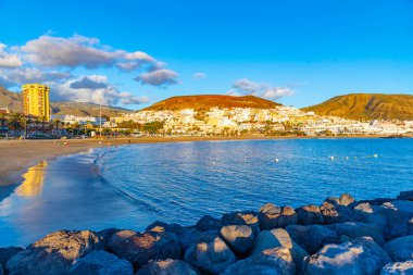 Playa de las Vistas Tenerife, Kanarya Adaları, İspanya.