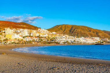 Playa de las Vistas Tenerife, Kanarya Adaları, İspanya.