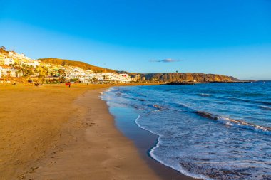 Playa de las Vistas Tenerife, Kanarya Adaları, İspanya.