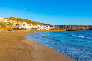 Playa de las Vistas Tenerife, Kanarya Adaları, İspanya.