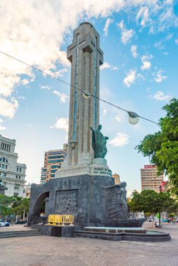 Santa Cruz de Tenerife, Kanarya Adaları, İspanya 'da şehit olanların anıtı..