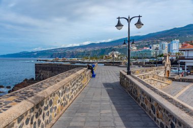 Santa Barbara bataryası Puerto de la Cruz, Tenerife, Kanarya Adaları, İspanya.