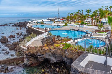 Iago Martianez Puerto de la Cruz 'da Tenerife, Kanarya Adaları, İspanya.