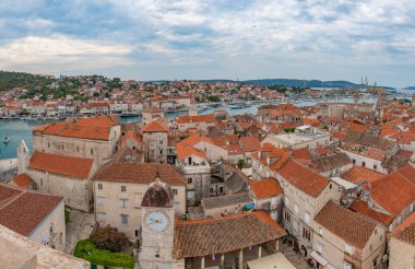 Hırvat kenti Trogi 'nin şehir manzarası