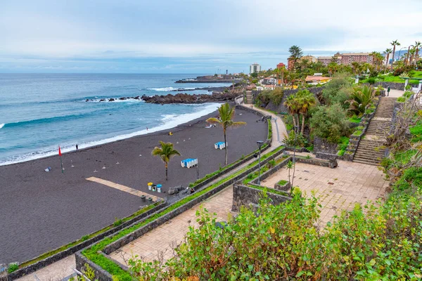 Playa Maria Jimenez Puerto Cruz Tenerife Kanarya Adaları Spanya — Stok fotoğraf