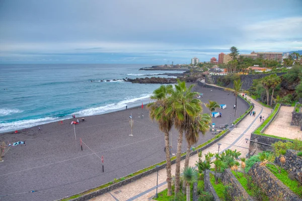 Playa Maria Jimenez Puerto Cruz Tenerife Kanarya Adaları Spanya — Stok fotoğraf