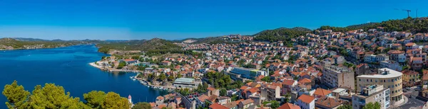 Widok Lotu Ptaka Chorwackiego Miasta Hva — Zdjęcie stockowe