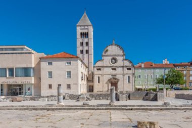 Hırvat kasabası Zadar 'daki Aziz Marija Kilisesi