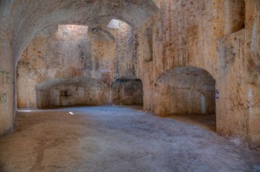 Hırvatistan 'ın Sibenik kentindeki Saint Nicholas kalesinde kasa