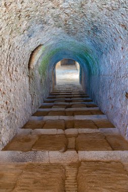 Hırvatistan 'ın Sibenik kentindeki Aziz Nicholas kalesi