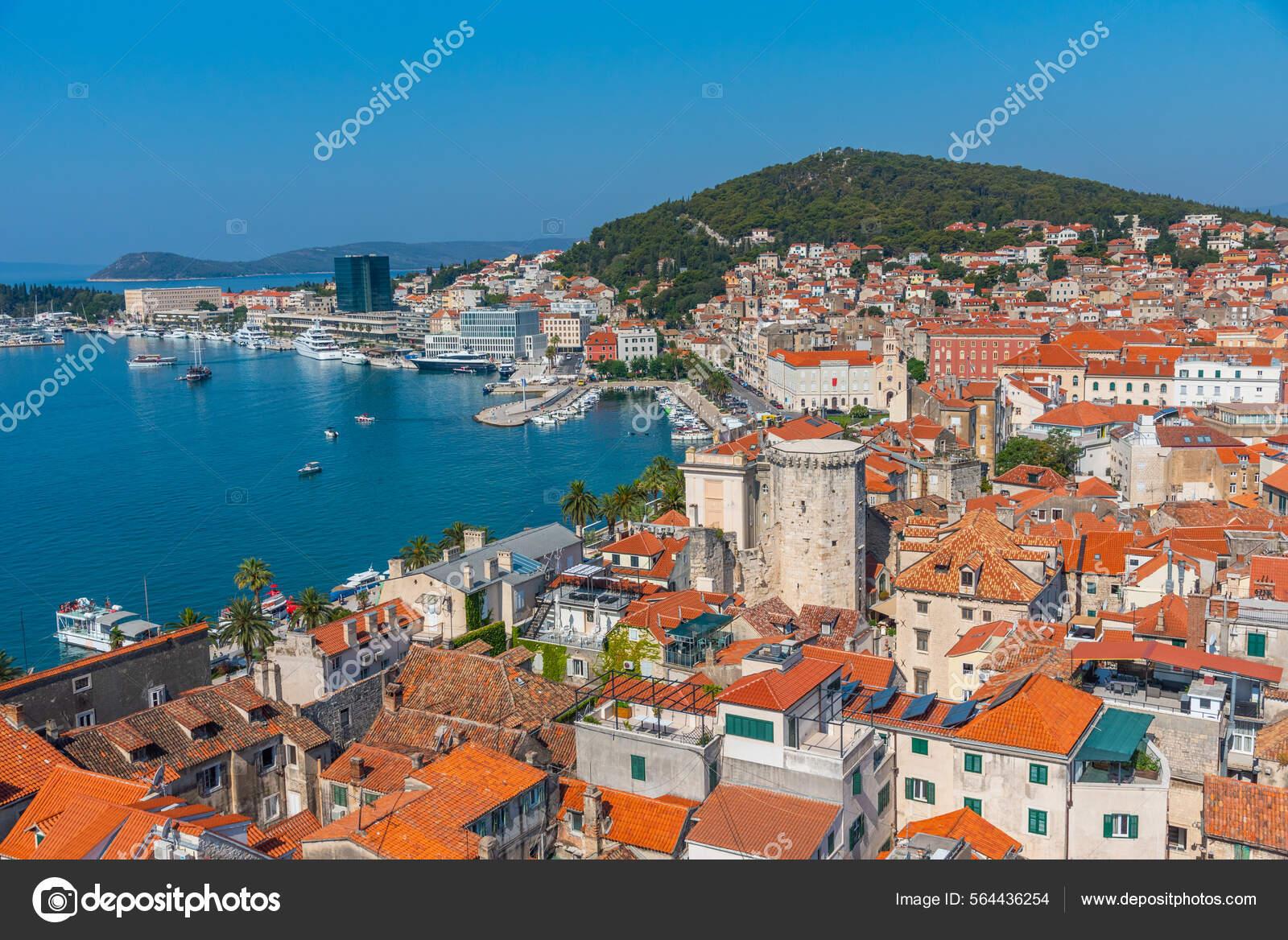 Cidade Velha De Split, Croácia Foto de Stock - Imagem de cidade